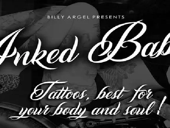 Inked Babes font