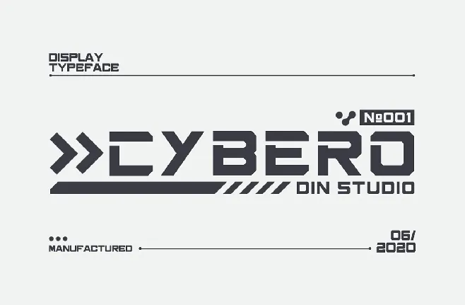 Cybero font