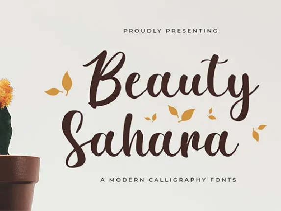 Beauty Sahara font