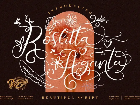 Roslitta Aganta font