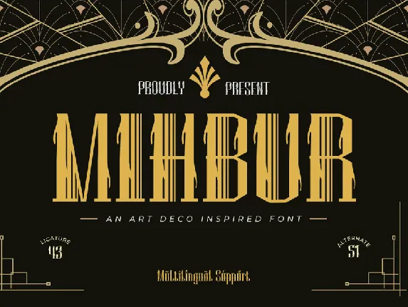 MIHBURtrial font