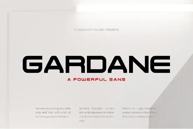 Gardane font