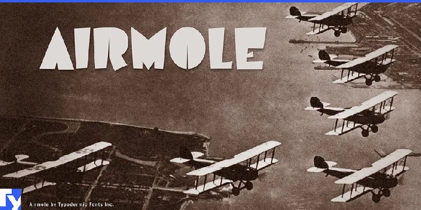 Airmole font