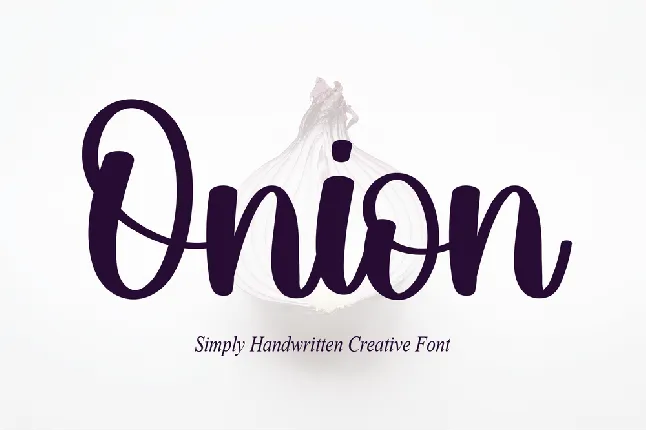 Onion font