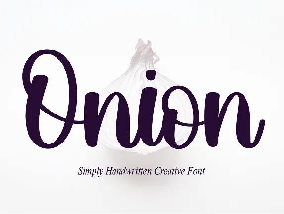 Onion font