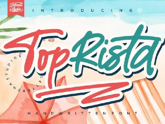 TopRista – Unique Handwritten font