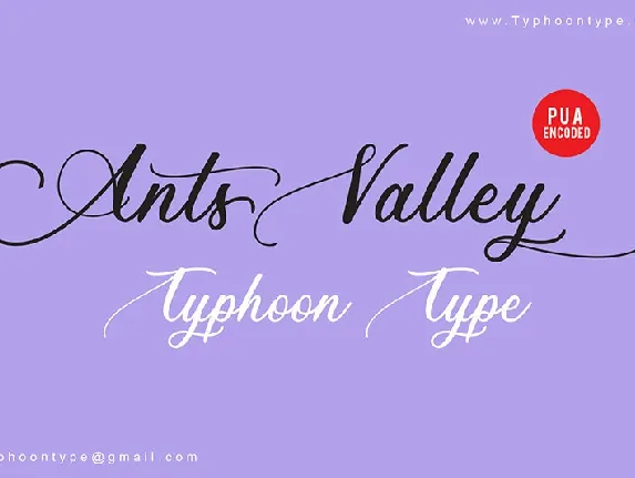 Ants Valley font