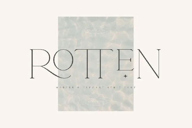 Rotten font