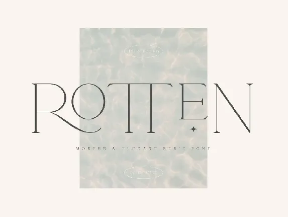 Rotten font