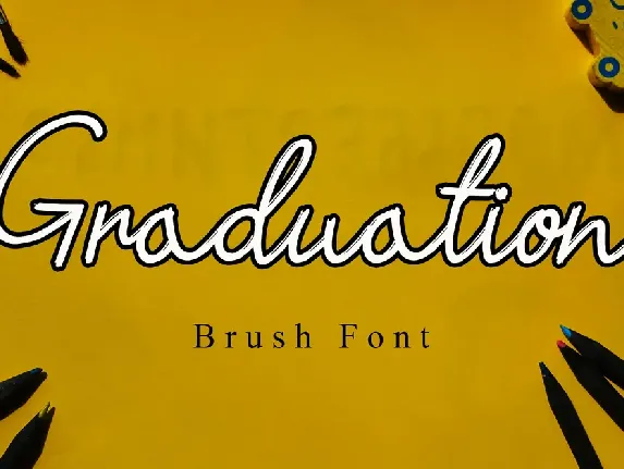 Graduation font