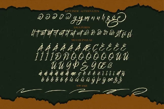 Tametogde font