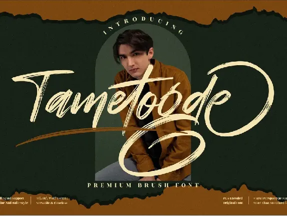 Tametogde font