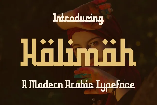 Halimah font