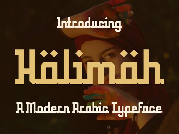 Halimah font