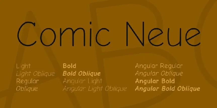 Comic Neue font