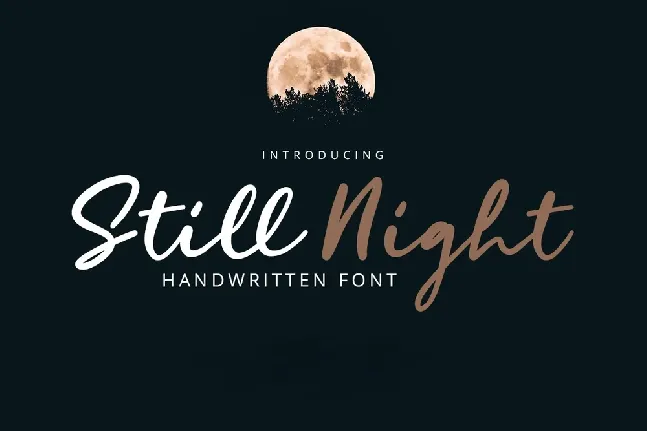 Still Night font