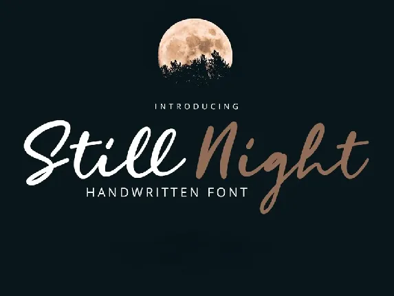 Still Night font