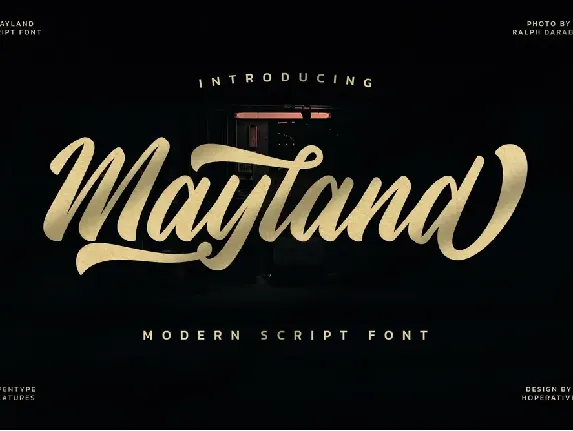 Mayland font