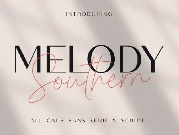 Melody Southern Duo font