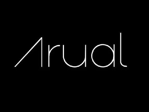 Arual Free font