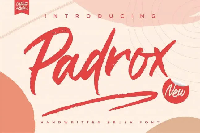 Padrox Brush font