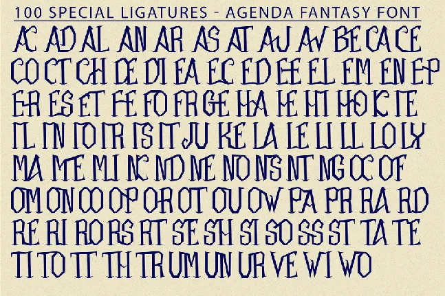 Agenda Fantasy Demo font