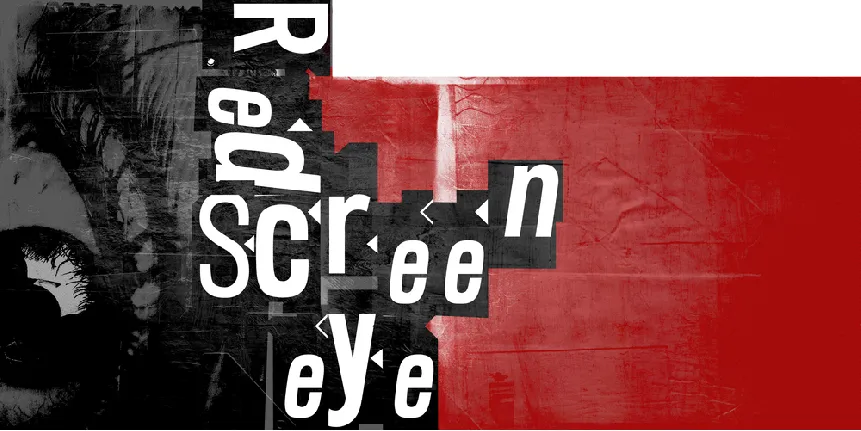 Red Screen Eye font