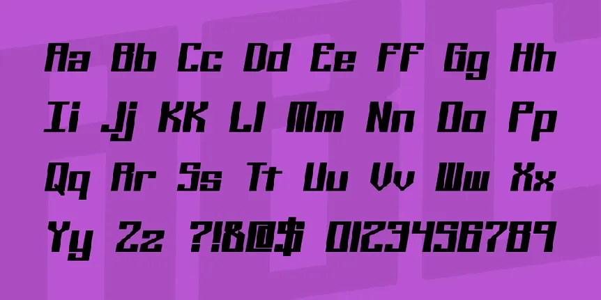 Kaliber BRK font