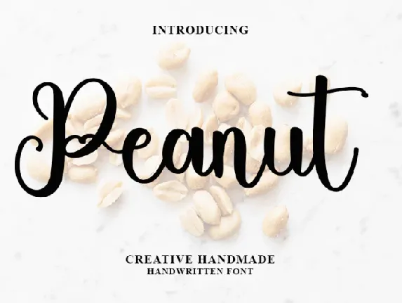 Peanut font