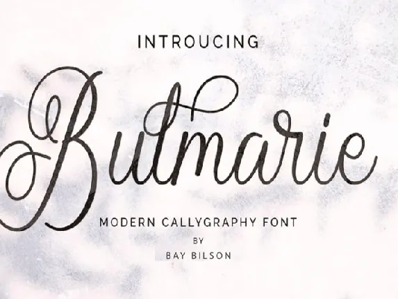 Bulmarie Typeface font