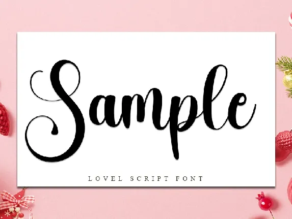 Sample font