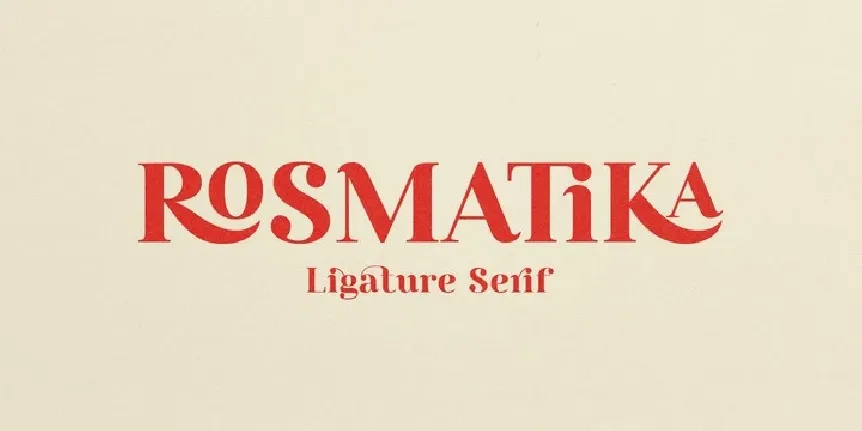 Rosmatika Serif Family font