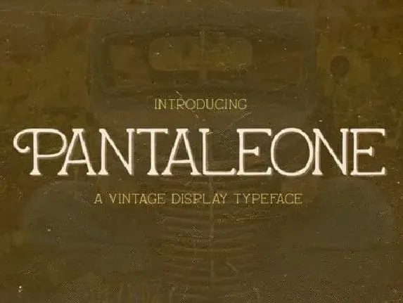 Pantaleone Serif font