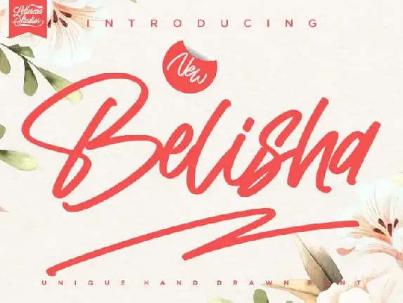 Belisha – Unique Handwritten font