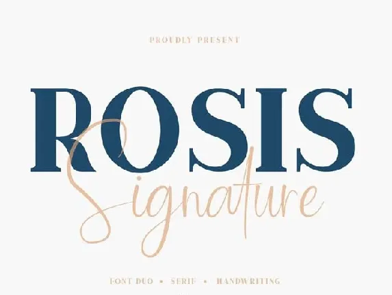 Rosis And Ballroom Duo font