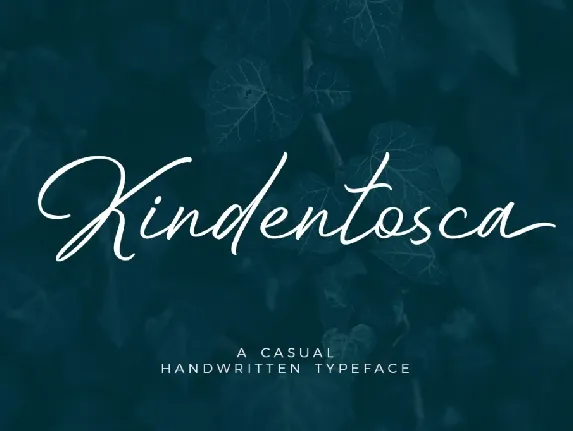 Kindentosca font