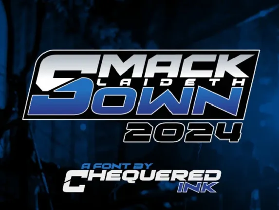 Smack Laideth Down 2024 font