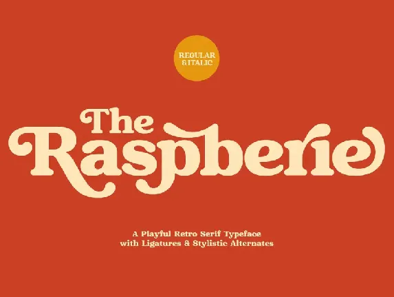 Raspberie font