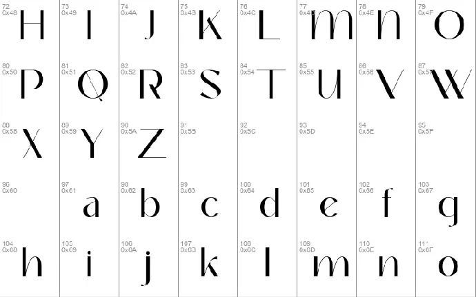 Okaluera font