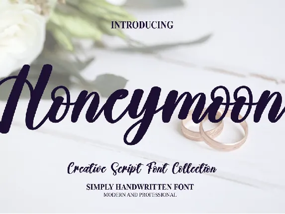 Honeymoon font