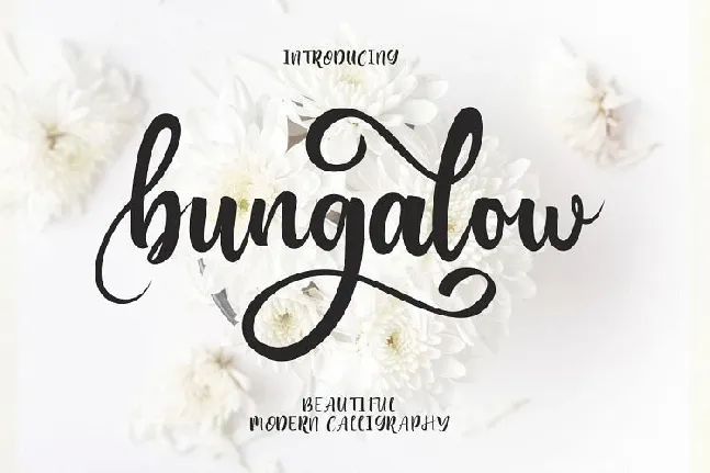 Bungalow font