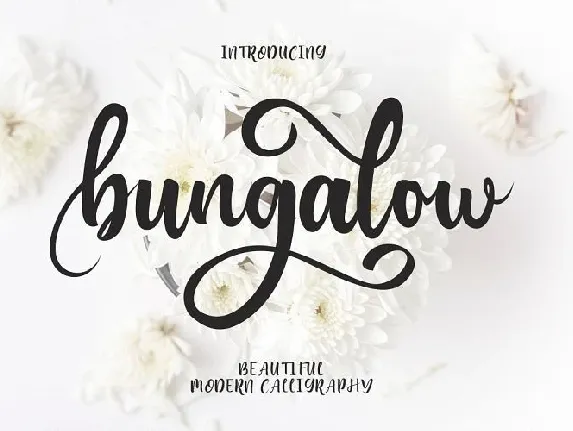 Bungalow font