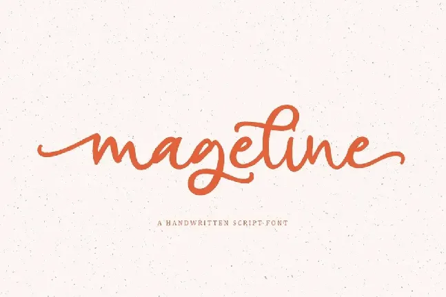 Mageline font