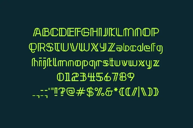 Neonclipper Family font