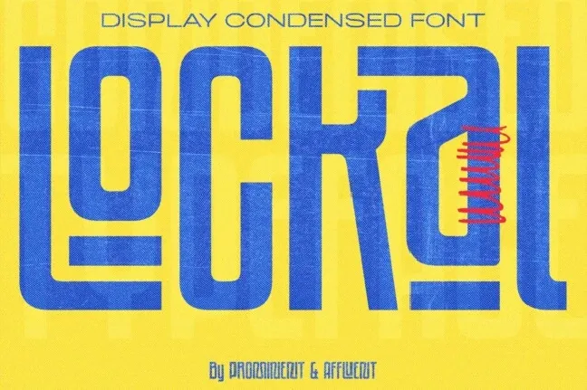 Lockal font