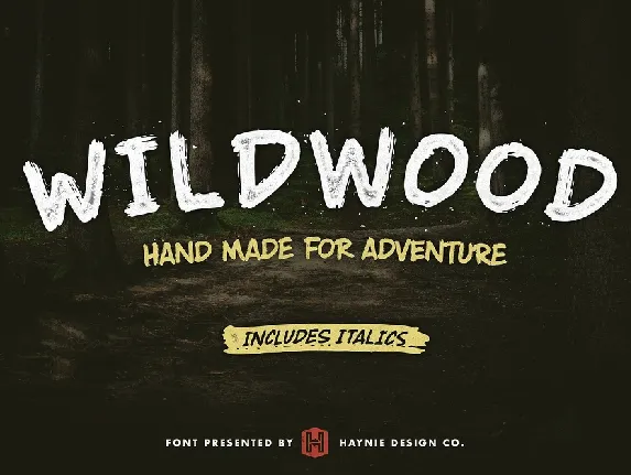 Wildwood Dry Brush Free font