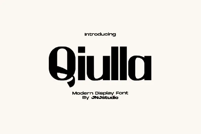 Qiulla font