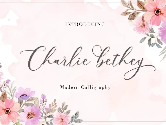 Charlie Bethey font