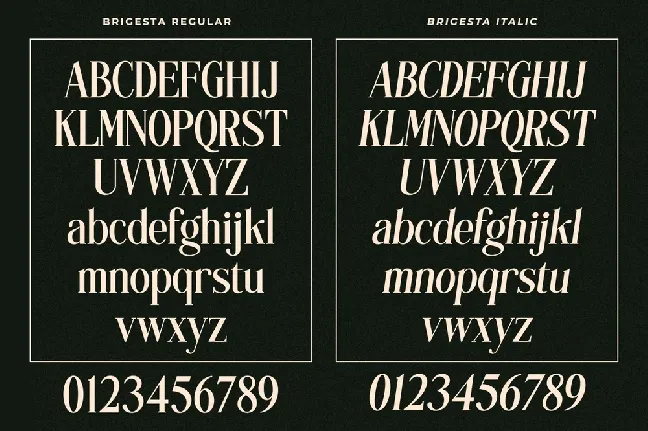 Brigesta font