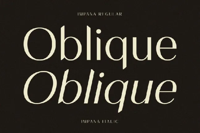 Impana font